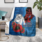 Canterbury-Bankstown Bulldogs ANZAC Personalised Blanket Lest We Forget Poppy Camo