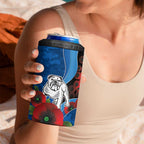 Canterbury-Bankstown Bulldogs ANZAC Personalised 4 in 1 Can Cooler Tumbler Lest We Forget Poppy Camo