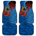 Canterbury-Bankstown Bulldogs ANZAC Personalised Car Mats Lest We Forget Poppy Camo