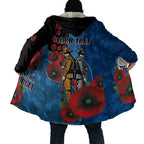Canterbury-Bankstown Bulldogs ANZAC Personalised Cloak Lest We Forget Poppy Camo