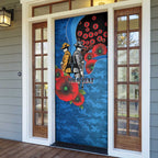 Canterbury-Bankstown Bulldogs ANZAC Personalised Door Cover Lest We Forget Poppy Camo