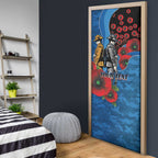 Canterbury-Bankstown Bulldogs ANZAC Personalised Door Cover Lest We Forget Poppy Camo