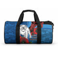 Canterbury-Bankstown Bulldogs ANZAC Personalised Duffle Bag Lest We Forget Poppy Camo