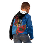 Canterbury-Bankstown Bulldogs ANZAC Personalised Kid Hoodie Lest We Forget Poppy Camo