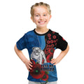 Canterbury-Bankstown Bulldogs ANZAC Personalised Kid T Shirt Lest We Forget Poppy Camo