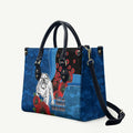 Canterbury-Bankstown Bulldogs ANZAC Personalised Leather Bag Lest We Forget Poppy Camo