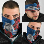 Canterbury-Bankstown Bulldogs ANZAC Personalised Neck Gaiter Lest We Forget Poppy Camo