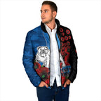 Canterbury-Bankstown Bulldogs ANZAC Personalised Padded Jacket Lest We Forget Poppy Camo