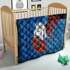 Canterbury-Bankstown Bulldogs ANZAC Personalised Quilt Lest We Forget Poppy Camo