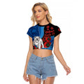 Canterbury-Bankstown Bulldogs ANZAC Personalised Raglan Cropped T Shirt Lest We Forget Poppy Camo