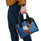 Canterbury-Bankstown Bulldogs ANZAC Personalised Shoulder Handbag Lest We Forget Poppy Camo