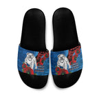 Canterbury-Bankstown Bulldogs ANZAC Personalised Slide Sandals Lest We Forget Poppy Camo