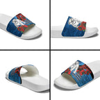 Canterbury-Bankstown Bulldogs ANZAC Personalised Slide Sandals Lest We Forget Poppy Camo