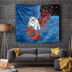 Canterbury-Bankstown Bulldogs ANZAC Personalised Tapestry Lest We Forget Poppy Camo