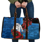 Canterbury-Bankstown Bulldogs ANZAC Personalised Travel Bag Lest We Forget Poppy Camo