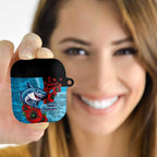 Cronulla-Sutherland Sharks ANZAC Personalised AirPods Case Lest We Forget Poppy Camo