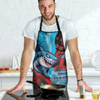Cronulla-Sutherland Sharks ANZAC Personalised Apron Lest We Forget Poppy Camo