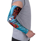 Cronulla-Sutherland Sharks ANZAC Personalised Arm Sleeves Lest We Forget Poppy Camo