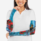 Cronulla-Sutherland Sharks ANZAC Personalised Arm Sleeves Lest We Forget Poppy Camo