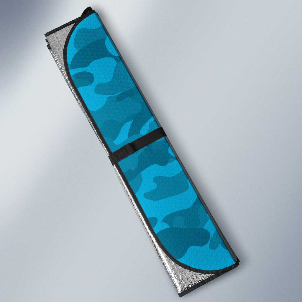 Cronulla-Sutherland Sharks ANZAC Personalised Auto Sun Shade Lest We Forget Poppy Camo