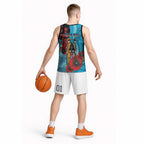 Cronulla-Sutherland Sharks ANZAC Personalised Basketball Jersey Lest We Forget Poppy Camo
