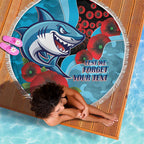 Cronulla-Sutherland Sharks ANZAC Personalised Beach Blanket Lest We Forget Poppy Camo