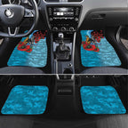 Cronulla-Sutherland Sharks ANZAC Personalised Car Mats Lest We Forget Poppy Camo