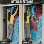 Cronulla-Sutherland Sharks ANZAC Personalised Door Cover Lest We Forget Poppy Camo