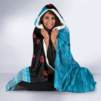 Cronulla-Sutherland Sharks ANZAC Personalised Hooded Blanket Lest We Forget Poppy Camo