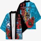 Cronulla-Sutherland Sharks ANZAC Personalised Kimono Lest We Forget Poppy Camo