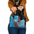 Cronulla-Sutherland Sharks ANZAC Personalised Shoulder Handbag Lest We Forget Poppy Camo