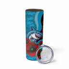 Cronulla-Sutherland Sharks ANZAC Personalised Skinny Tumbler Lest We Forget Poppy Camo