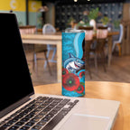 Cronulla-Sutherland Sharks ANZAC Personalised Skinny Tumbler Lest We Forget Poppy Camo