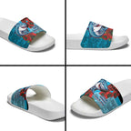 Cronulla-Sutherland Sharks ANZAC Personalised Slide Sandals Lest We Forget Poppy Camo