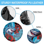 Cronulla-Sutherland Sharks ANZAC Personalised Spare Tire Cover Lest We Forget Poppy Camo