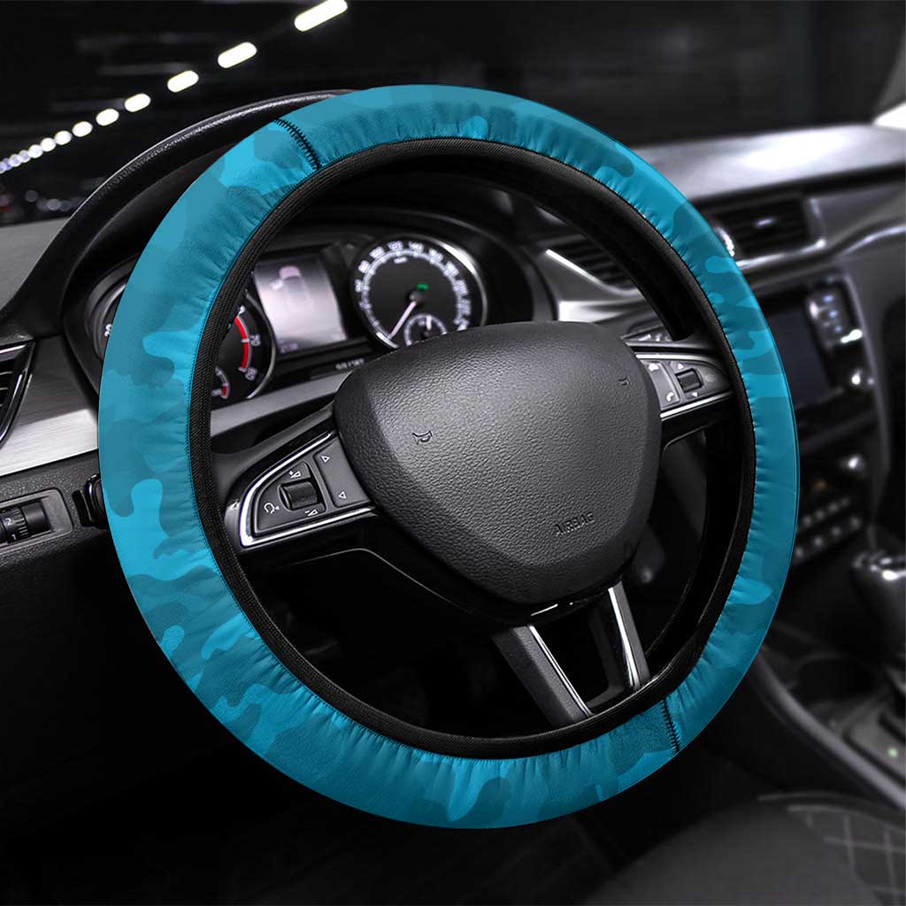Cronulla-Sutherland Sharks ANZAC Steering Wheel Cover Lest We Forget Poppy Camo