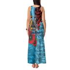 Cronulla-Sutherland Sharks ANZAC Personalised Tank Maxi Dress Lest We Forget Poppy Camo