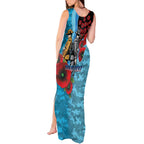 Cronulla-Sutherland Sharks ANZAC Personalised Tank Maxi Dress Lest We Forget Poppy Camo