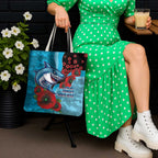 Cronulla-Sutherland Sharks ANZAC Personalised Tote Bag Lest We Forget Poppy Camo