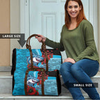 Cronulla-Sutherland Sharks ANZAC Personalised Travel Bag Lest We Forget Poppy Camo