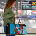 Cronulla-Sutherland Sharks ANZAC Personalised Travel Bag Lest We Forget Poppy Camo