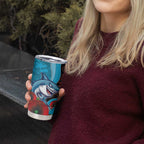 Cronulla-Sutherland Sharks ANZAC Personalised Tumbler Cup Lest We Forget Poppy Camo