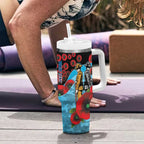 Cronulla-Sutherland Sharks ANZAC Personalised Tumbler With Handle Lest We Forget Poppy Camo