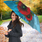 Cronulla-Sutherland Sharks ANZAC Personalised Umbrella Lest We Forget Poppy Camo