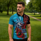 Cronulla-Sutherland Sharks ANZAC Personalised Zipper Polo Shirt Lest We Forget Poppy Camo