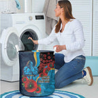 Gold Coast Titans ANZAC Personalised Laundry Basket Lest We Forget Poppy Camo