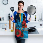 Gold Coast Titans ANZAC Personalised Apron Lest We Forget Poppy Camo