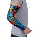 Gold Coast Titans ANZAC Personalised Arm Sleeves Lest We Forget Poppy Camo