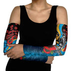 Gold Coast Titans ANZAC Personalised Arm Sleeves Lest We Forget Poppy Camo