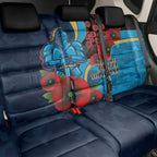 Gold Coast Titans ANZAC Personalised Back Car Seat Cover Lest We Forget Poppy Camo